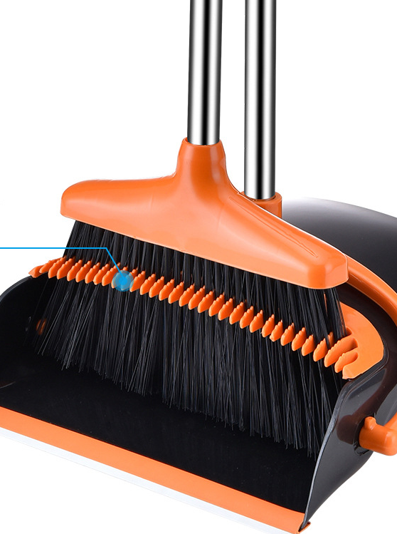 Space-saving Broom And Dustpan