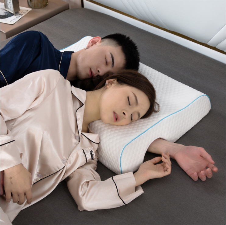 Memory Foam Couples Arched Cuddle Pillow