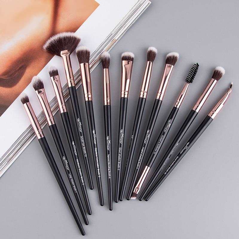 Anmor Pro Makeup Brushes Set 12 pcs - Gitelle