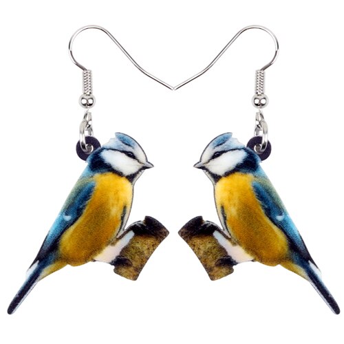 Acrylic Bird Earrings - Gitelle