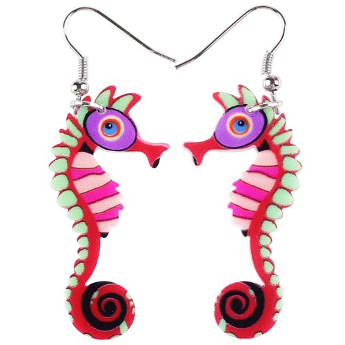 Long Hippocampus Earrings - Gitelle