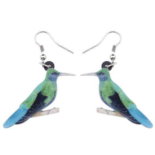 Acrylic Bird Earrings - Gitelle