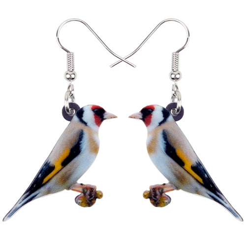 Acrylic Bird Earrings - Gitelle