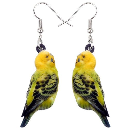 Acrylic Bird Earrings - Gitelle