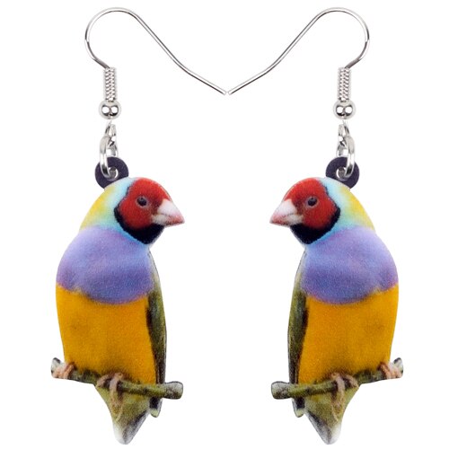 Acrylic Bird Earrings - Gitelle