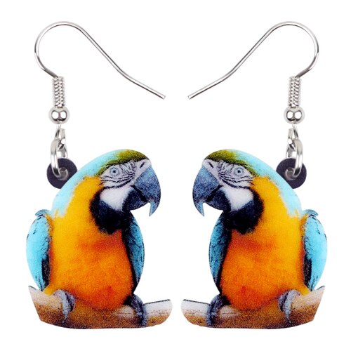 Acrylic Bird Earrings - Gitelle