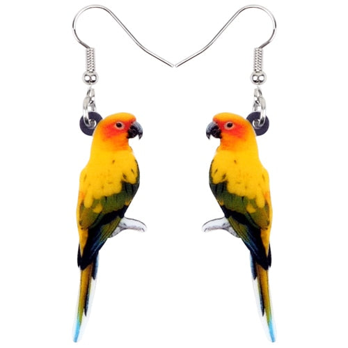 Acrylic Bird Earrings - Gitelle