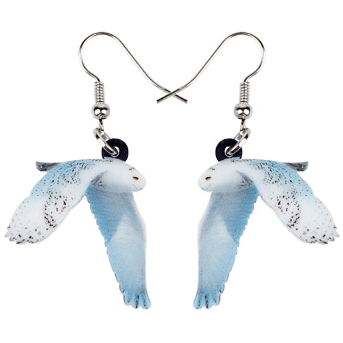 Acrylic Bird Earrings - Gitelle