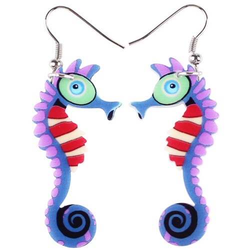 Long Hippocampus Earrings - Gitelle