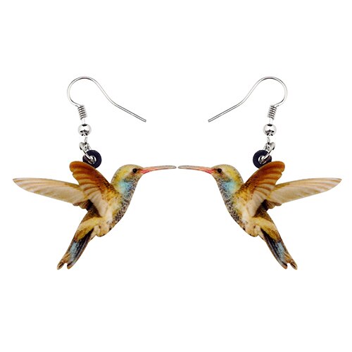 Acrylic Bird Earrings - Gitelle