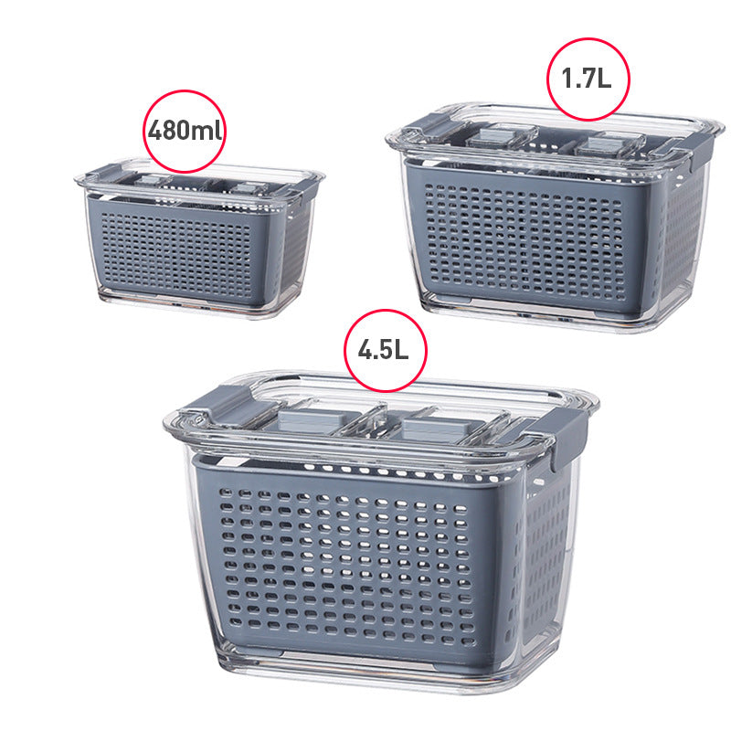 Double-Layer Fresh Storage Basket