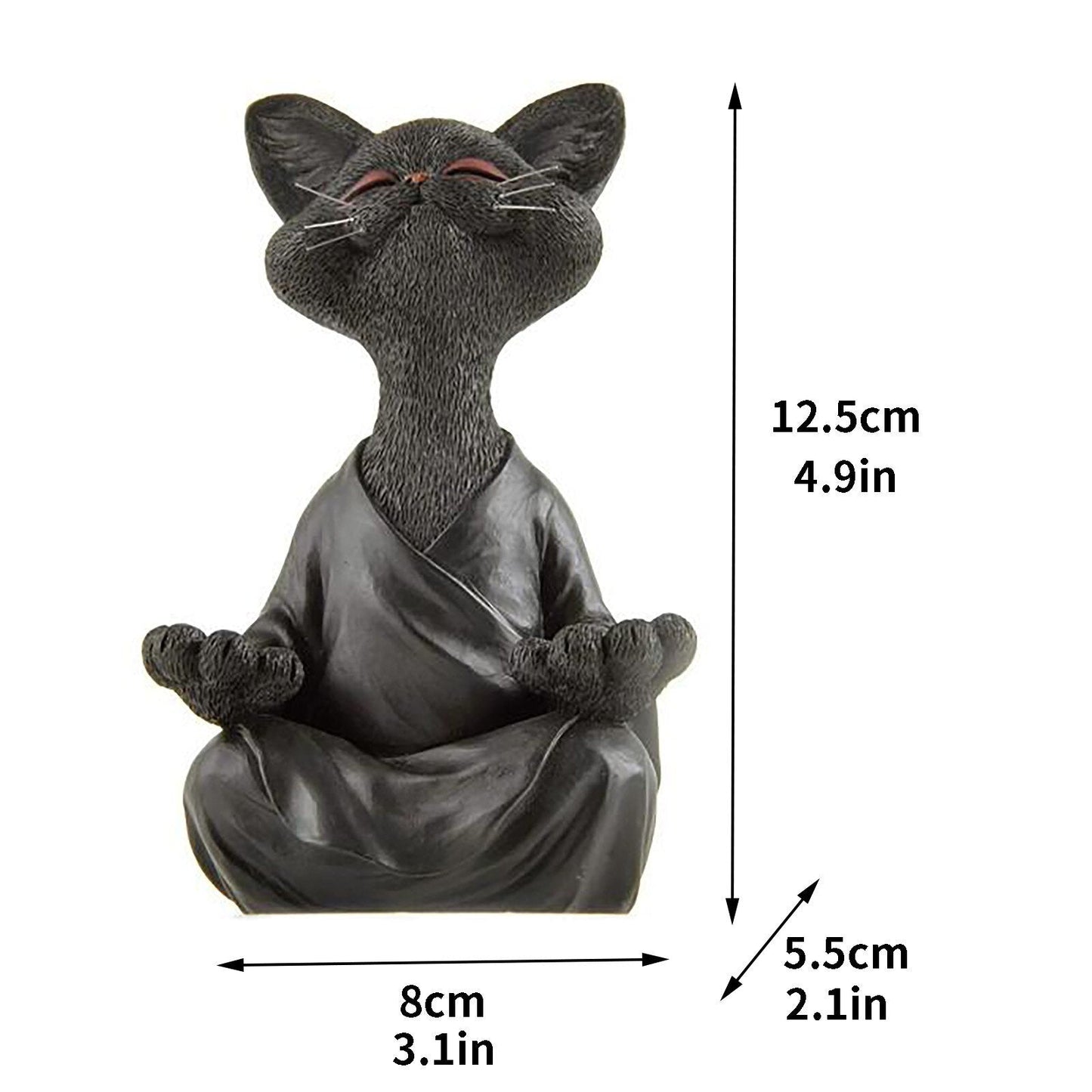 Happy Buddha Cat