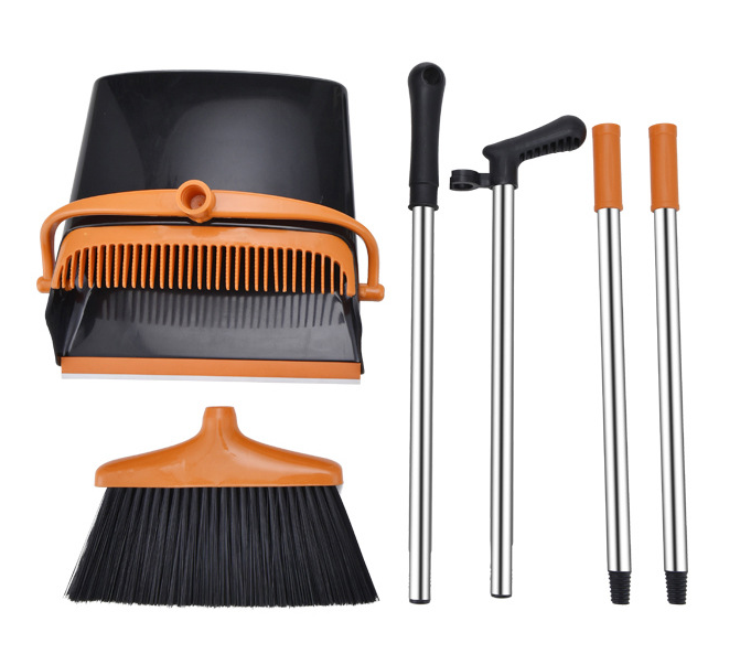 Space-saving Broom And Dustpan