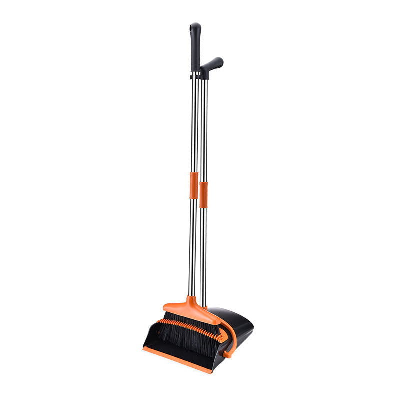 Space-saving Broom And Dustpan