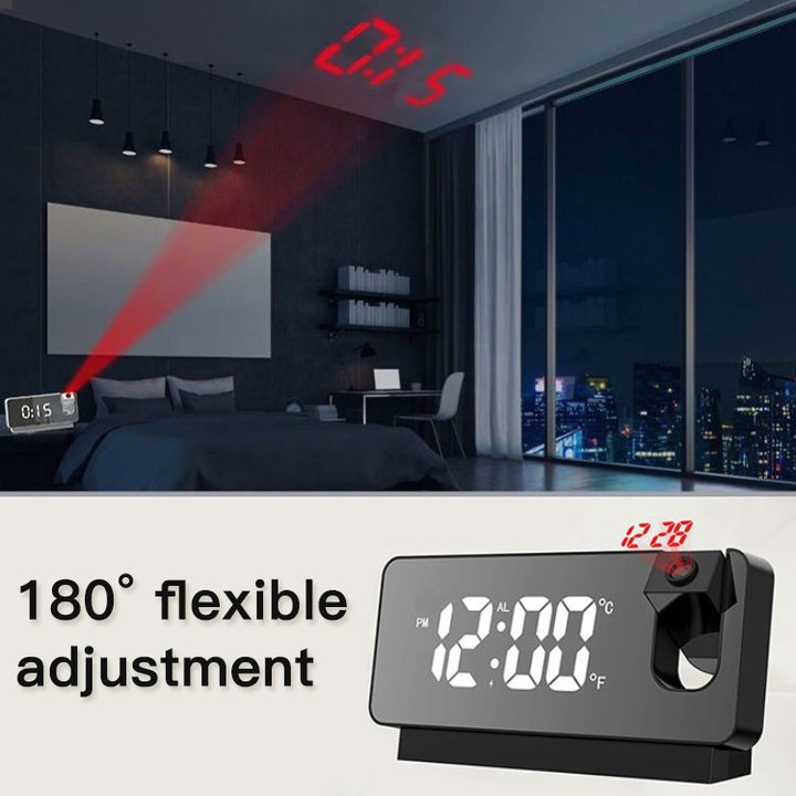 Intelligent Mirror Projection Alarm Clock™