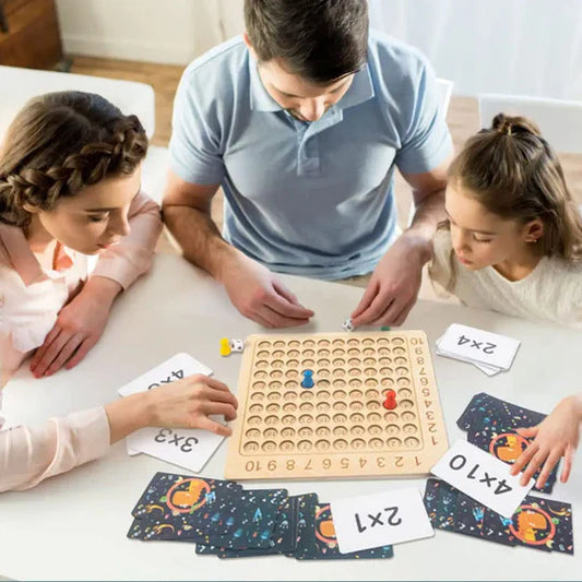 Wooden Montessori Multiplication Board Game™