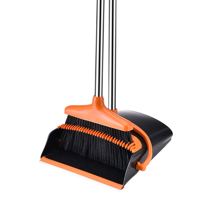 Space-saving Broom And Dustpan