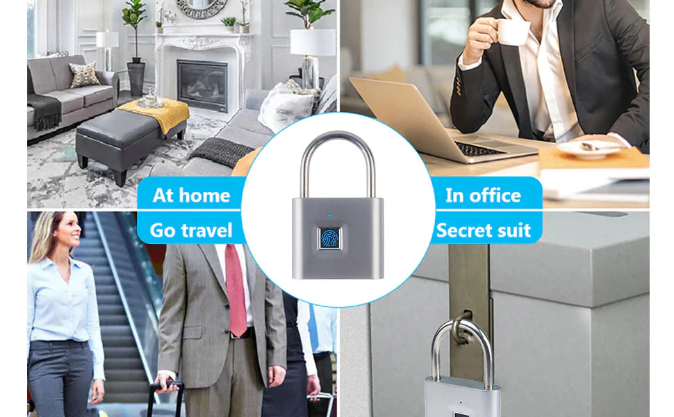 Keyless Smart Fingerprint Padlock™