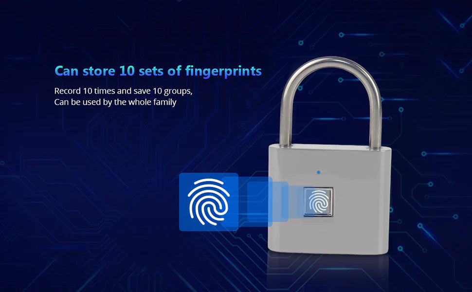 Keyless Smart Fingerprint Padlock™