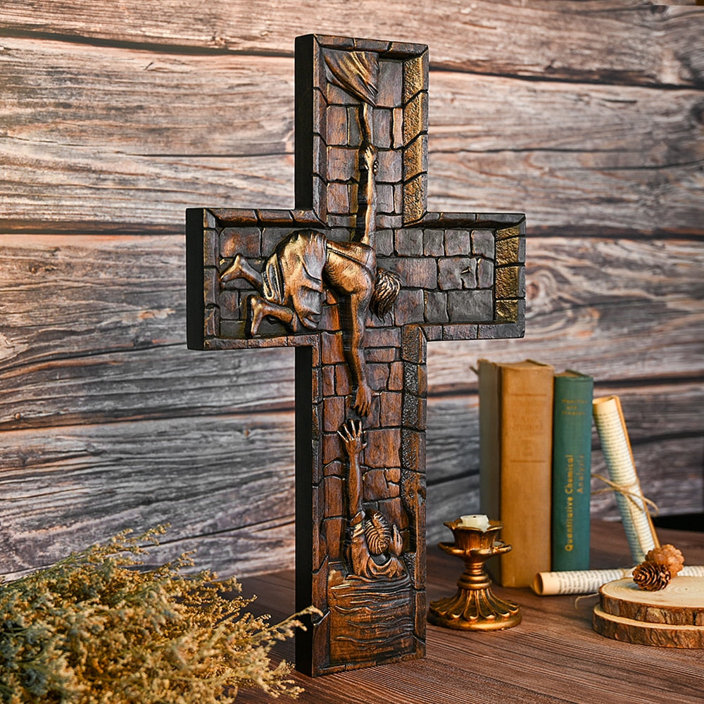 Saviour Jesus Cross Wall Hanging™