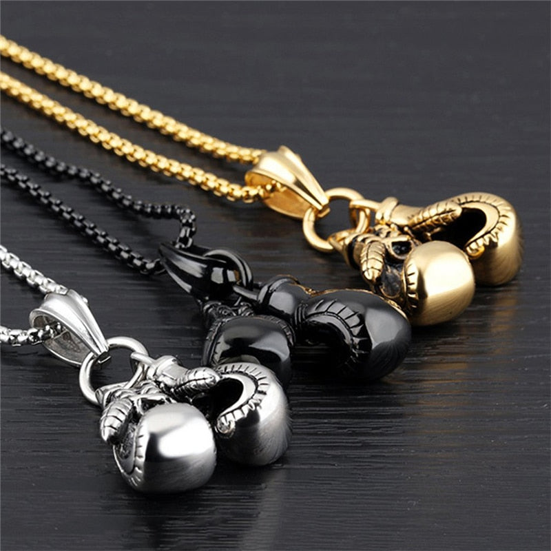 Boxing Gloves Necklace