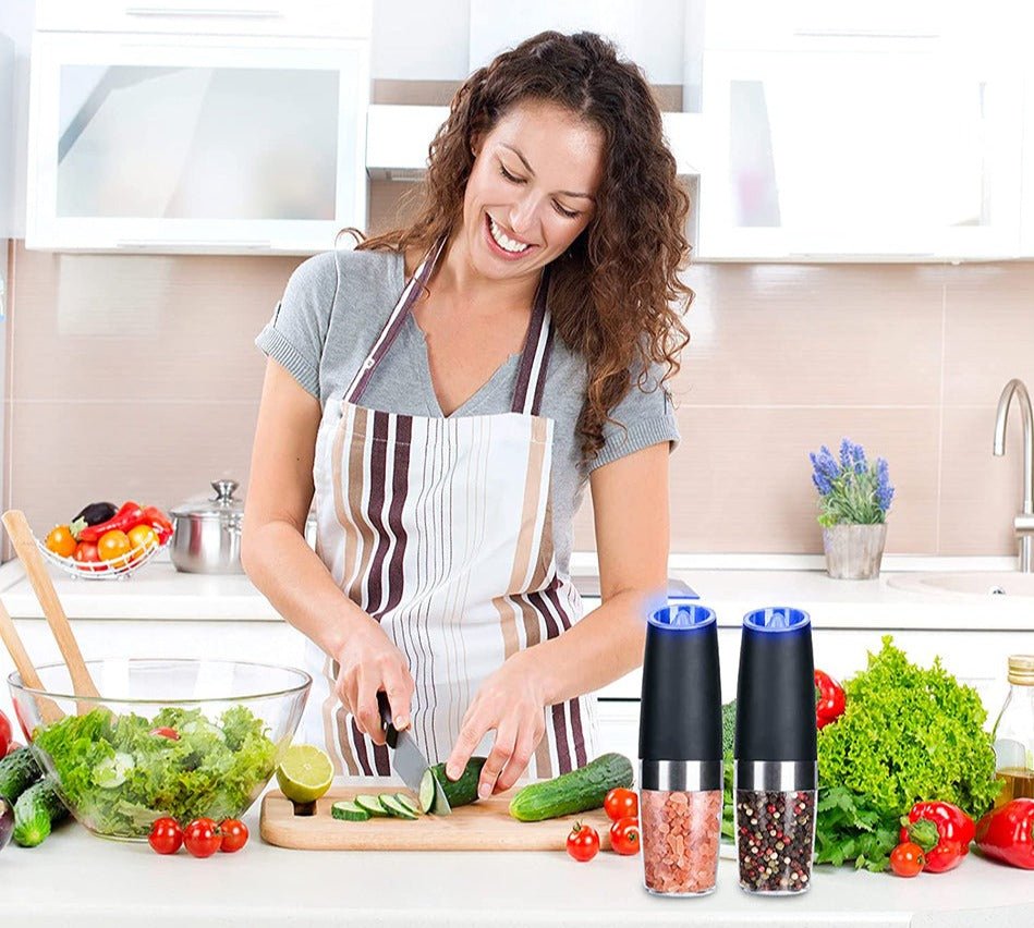 Electric Gravity Induction Salt & Pepper Grinder™