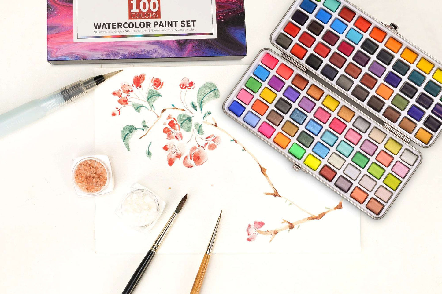 100 Solid Watercolors Paint Set™