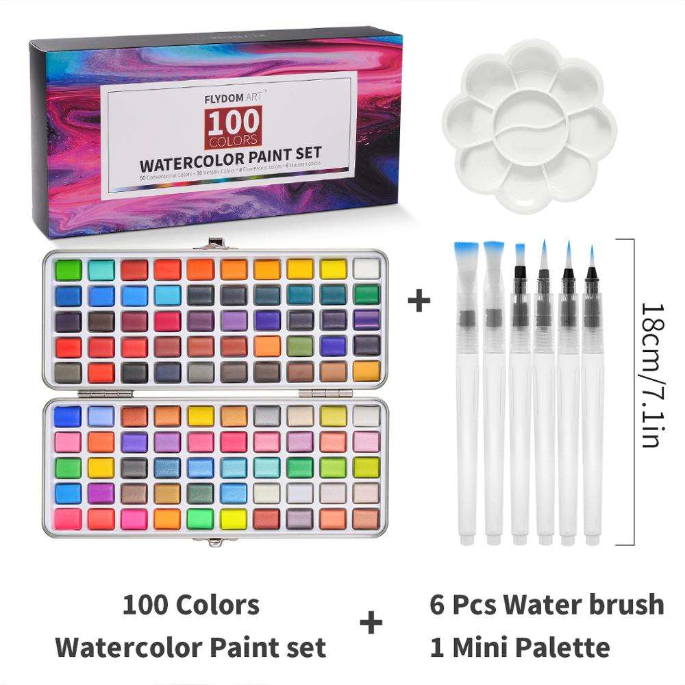 100 Solid Watercolors Paint Set™