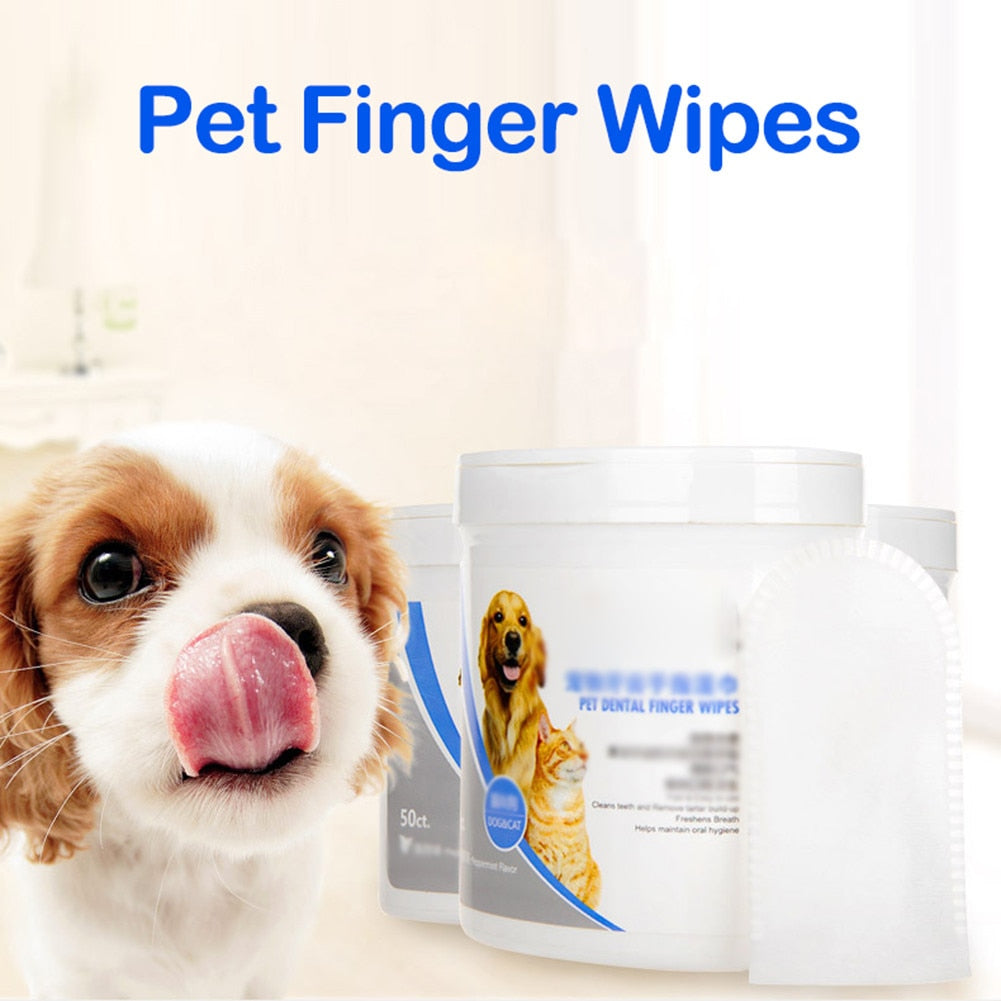 Pet Dental Cleaning Finger Wipes™