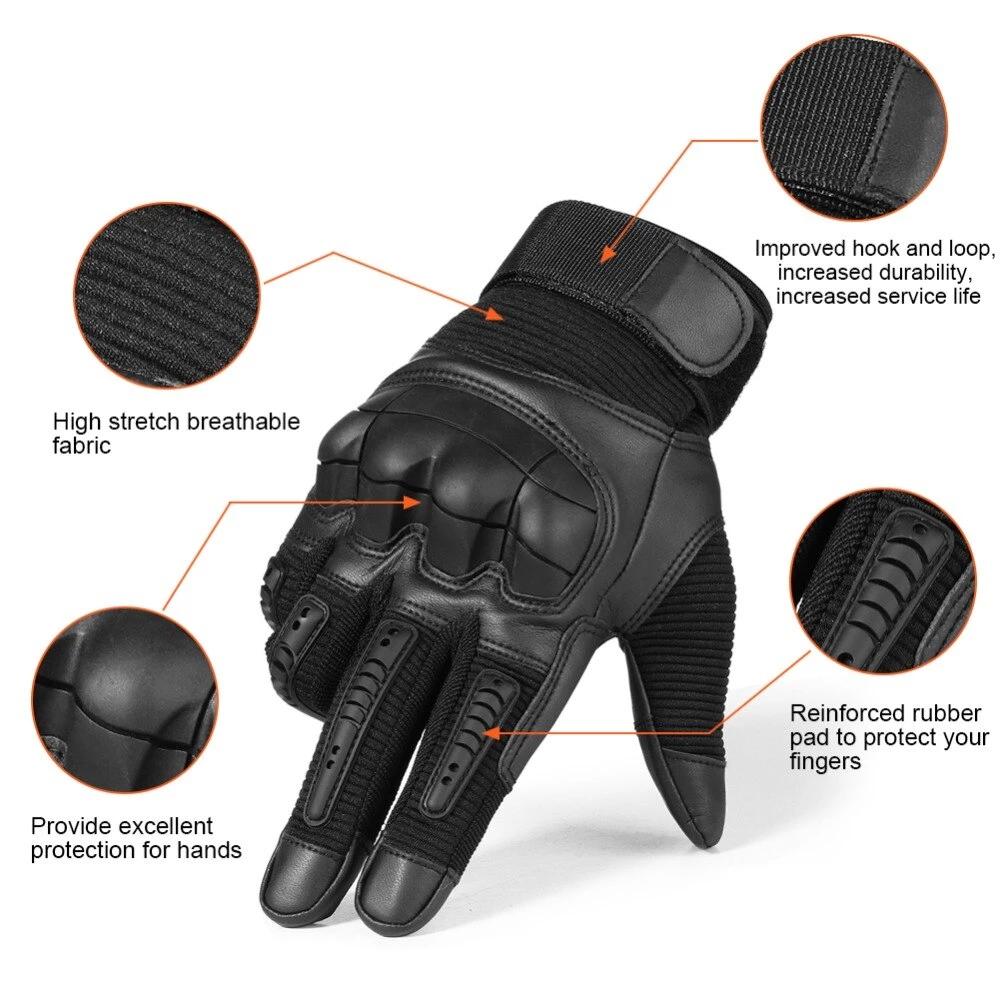 Heavy Duty Full Finger Tactical Gloves - Gitelle