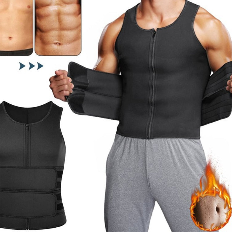 Men Sauna Vest Body Shaper Waist Trainer™