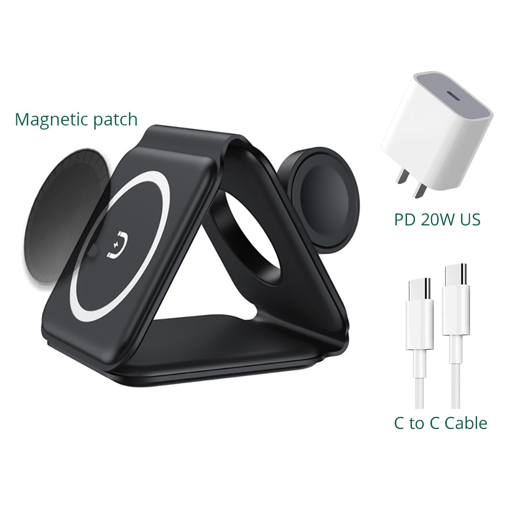 3 In 1 Foldable Magnetic Wireless Charger™