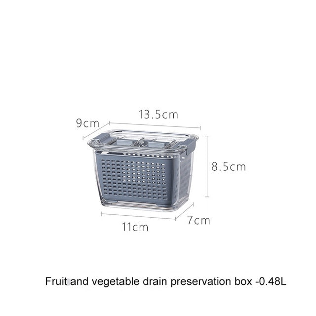 Double-Layer Fresh Storage Basket