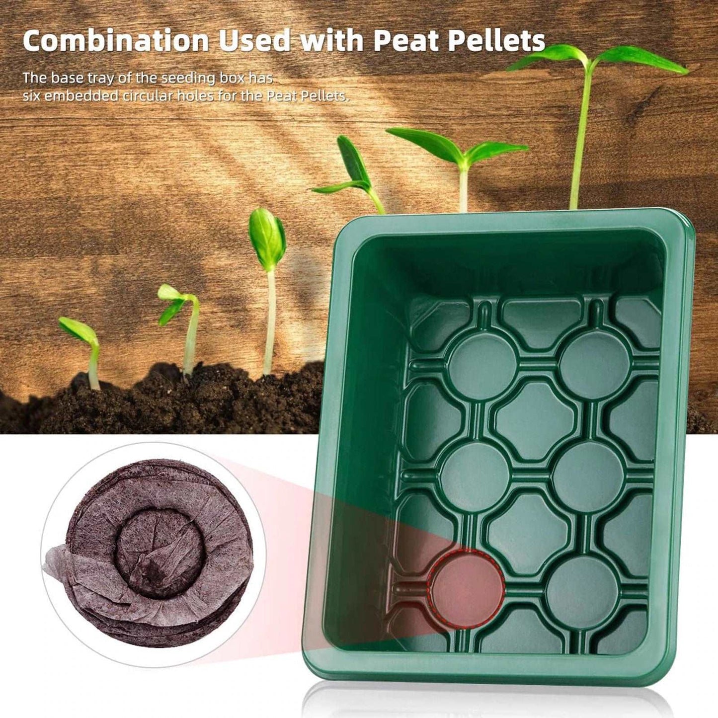 12 Holes Nursery Seed Cultivation Tray™