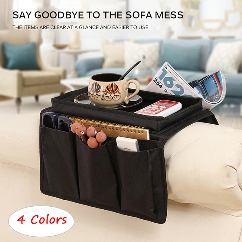 Sofa Armrest Tray with Organizer™