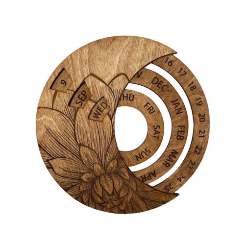 Wooden Hanging Moon Perpetual Calendar™