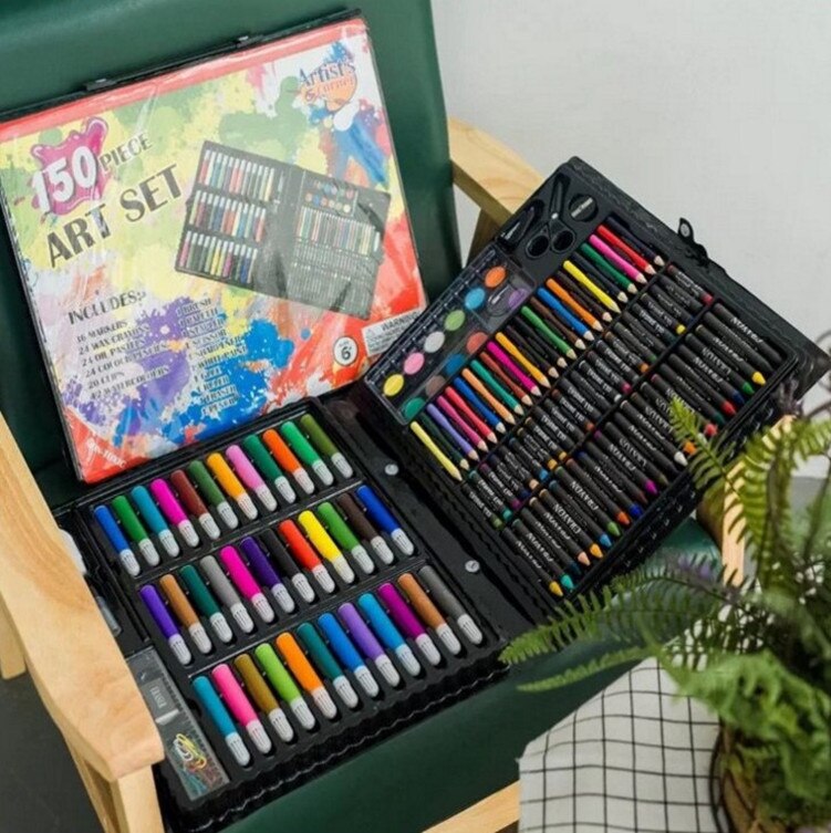 150 Pcs Art & Drawing Kit for Kids™