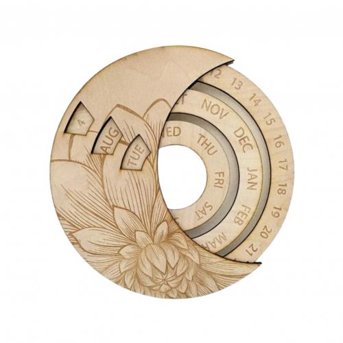 Wooden Hanging Moon Perpetual Calendar™