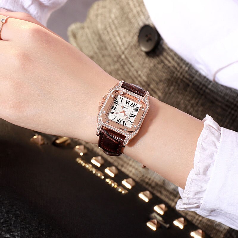 Luxury Women Diamond Watch with FREE Bracelet - Gitelle