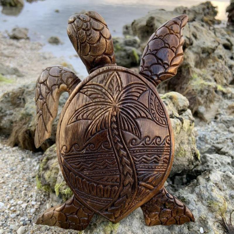 Hawaiian Turtle Woodcarving™