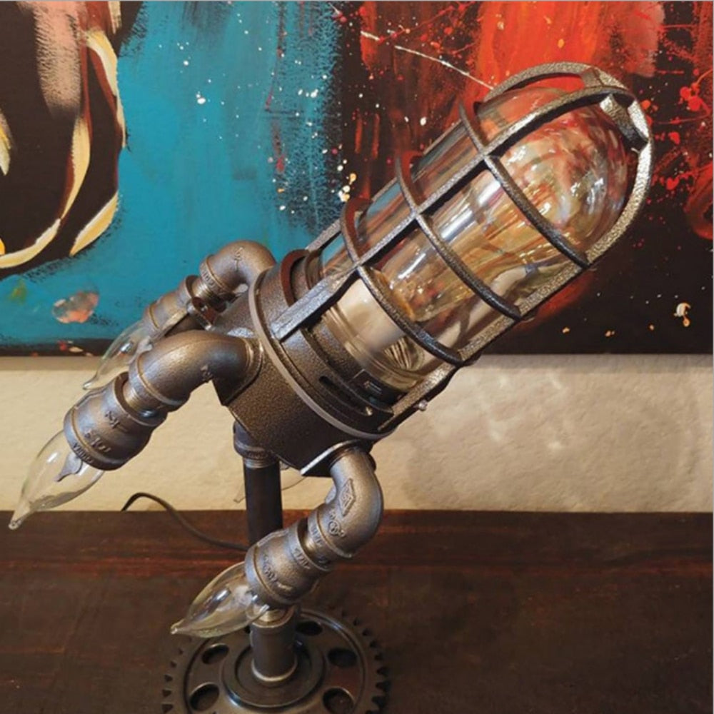 Steampunk Rocket Lamp™