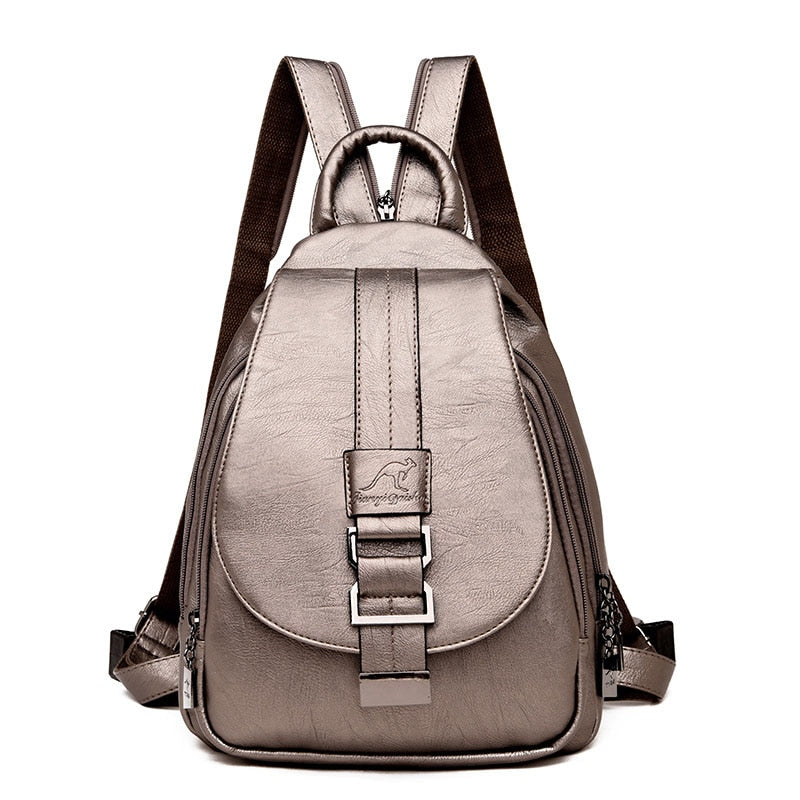 Women Retro Leather Backpack™