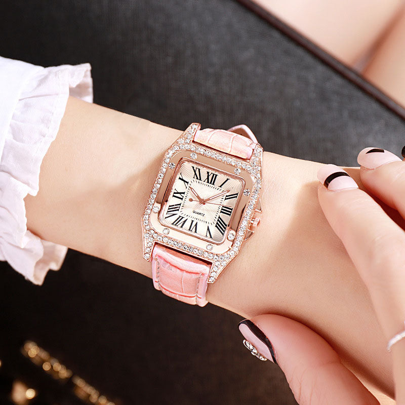 Luxury Women Diamond Watch with FREE Bracelet - Gitelle