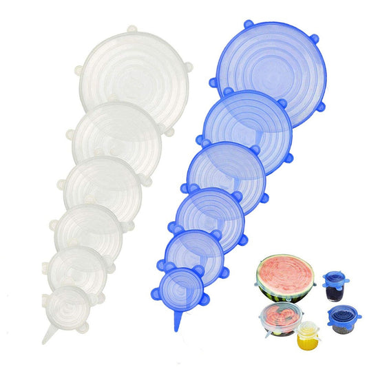 Stretch & Fit - Eco Silicone Stretch Lids (6pcs) - Gitelle