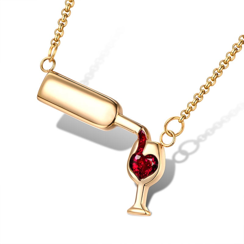 Wine Lover Necklace - Gitelle