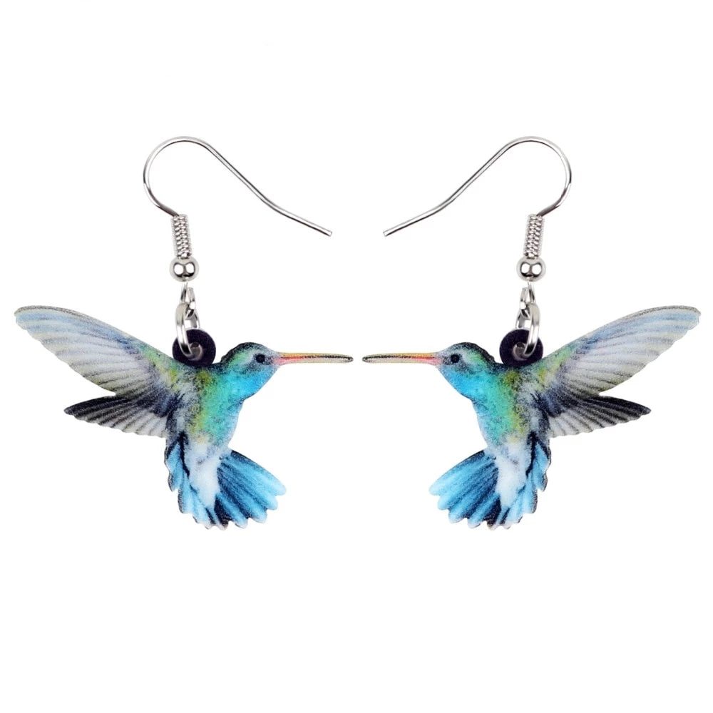 Acrylic Bird Earrings - Gitelle