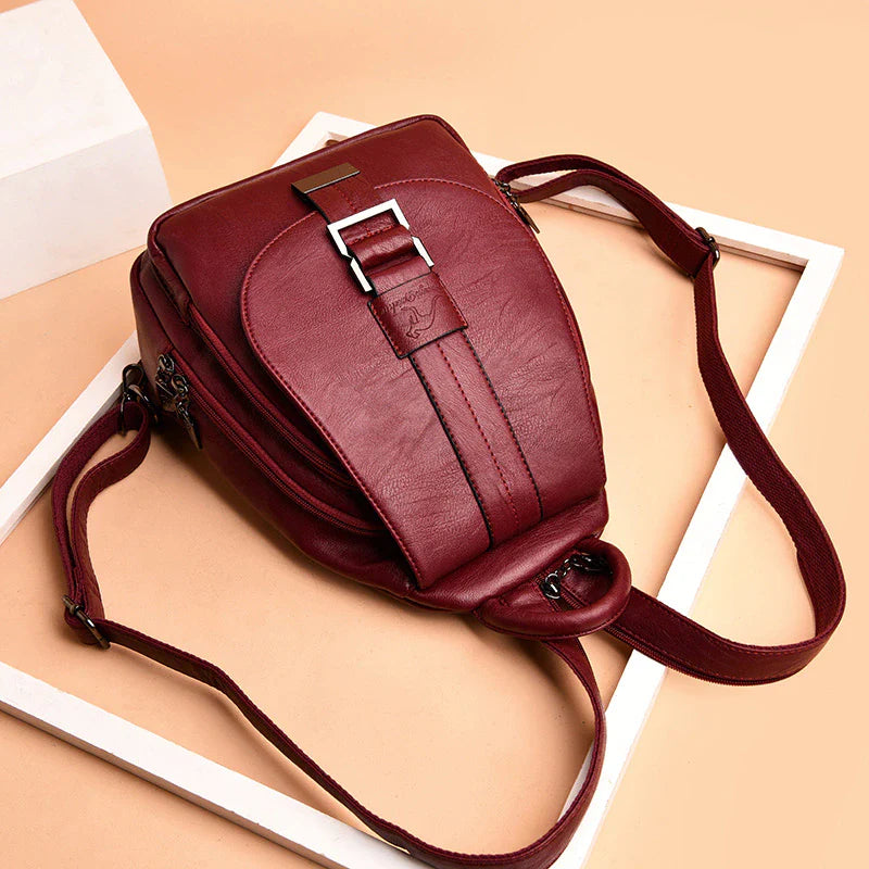 Women Retro Leather Backpack™