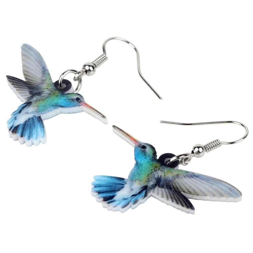 Acrylic Bird Earrings - Gitelle