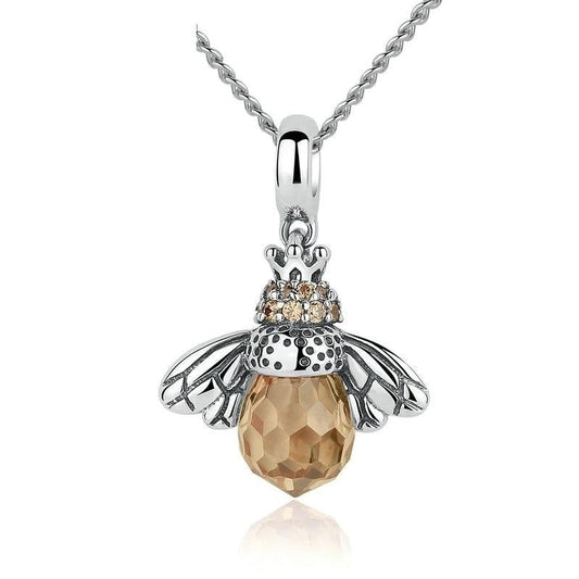 *** NEW 2019 *** Dancing Bees Necklace - 925 Sterling Silver - Gitelle