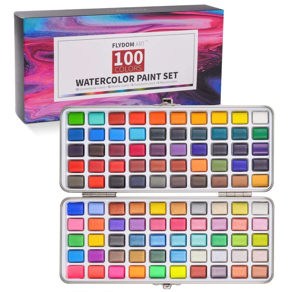 100 Solid Watercolors Paint Set™